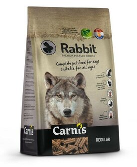 Carnis Rabbit regular geperste brokken 4 kg 