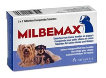 Milbemax Hond Klein en puppy&#039;s (0,5-10kg) 2 tabl