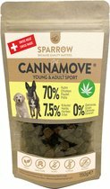 Sparrow- Cannamove honden snack hennep Young &amp; Adult Sport | 200g