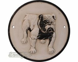 Gietijzeren Bord &ndash; Bulldog