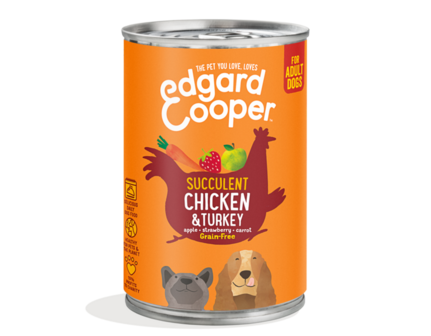 Edgard Cooper Kip &amp; kalkoen 400gr