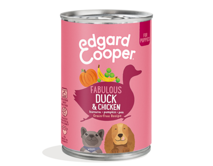 Edgard Cooper Eend &amp; kip puppy 400gr