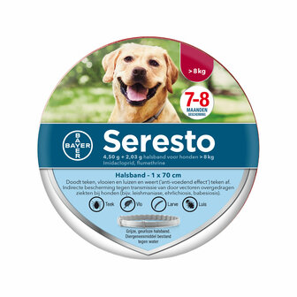 Seresto band voor de grote honden &gt;8