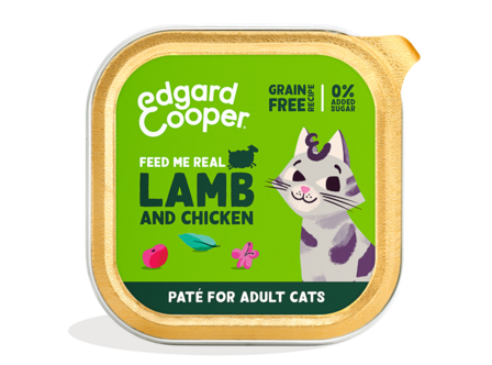 Edgard Cooper pat&eacute; in kuipje lam en kip 85gr