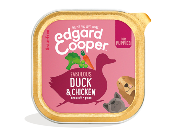 Edgard Cooper Eend & kip puppy 150gr