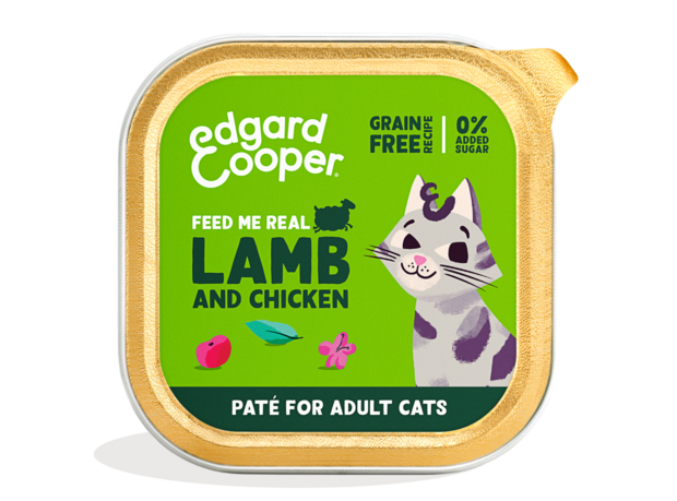 Edgard Cooper paté in kuipje lam en kip 85gr